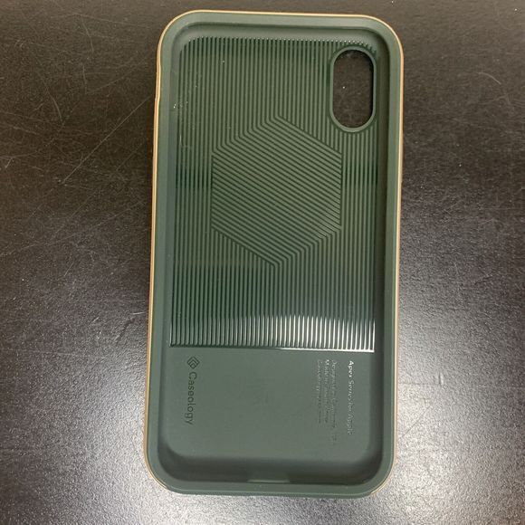 Caseology iPhone XS and iPhone X Case APEX forest green & Gold - BRAND NEW - Picture 4 of 7